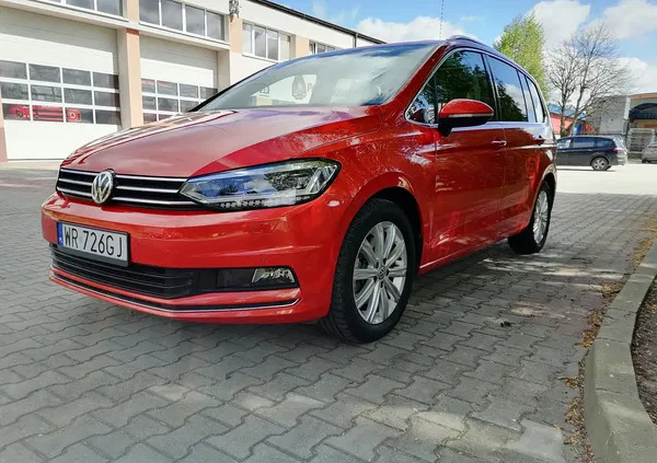 samochody osobowe Volkswagen Touran cena 79000 przebieg: 117188, rok produkcji 2017 z Radom